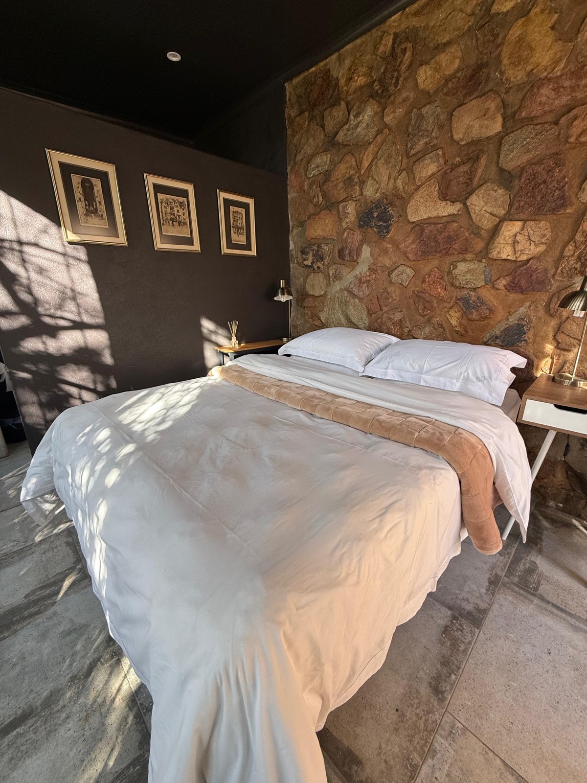 StoneRest interior at The Shed, Gezina